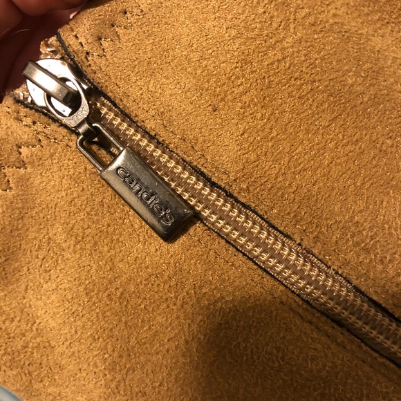 90s vintage Candies faux suede camel boots - Picture 6 of 8